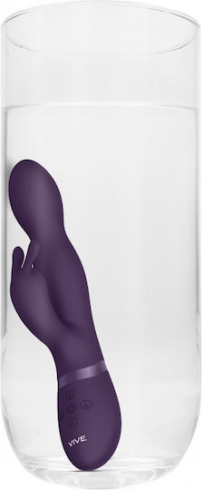 Vive Niva Vibrator Kaninchen 21.5cm Purple