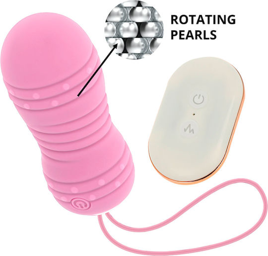 Ohmama Vibrator Egg with Remote Control 8cm Pink