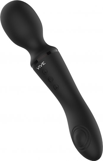 Vive Enora Δονητής Μασάζ 22cm Black