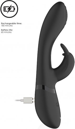 Vive Cato Δονητής Rabbit 24.2cm Black