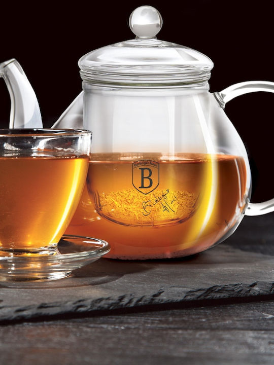 Berlinger Haus Ceainic cu Filtru Sticlă Transparent 1000ml