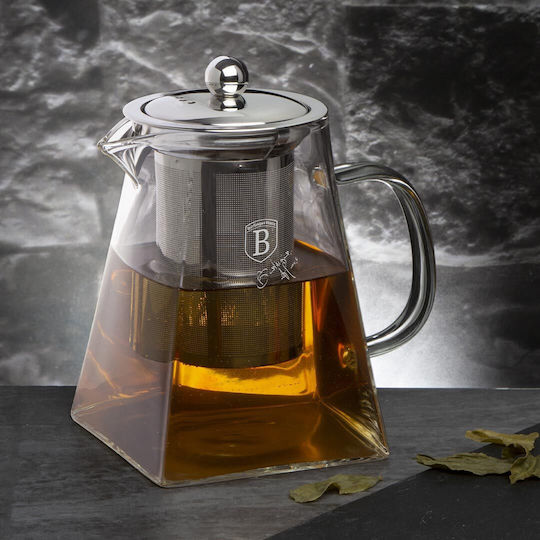 Berlinger Haus Teapot with Filter Glass Transparent 750ml