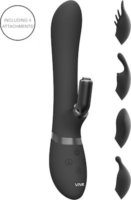 Vive Chou Vibrator Rabbit Black