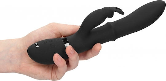 Vive Halo High End Vibrator Vibrator Kaninchen 21cm Black