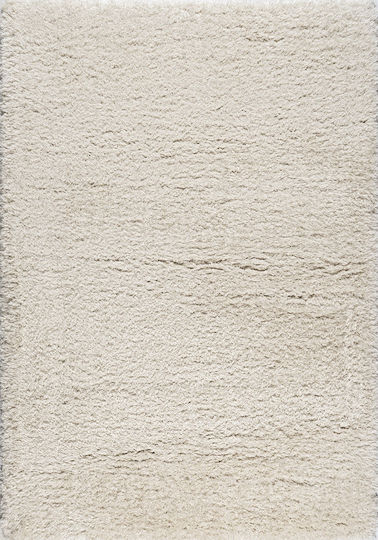 Polcarpet Flokati Teppich Rechteckig Zottelig Synthetisch,Polyester/Cotton/Leather 77 Beige Cream