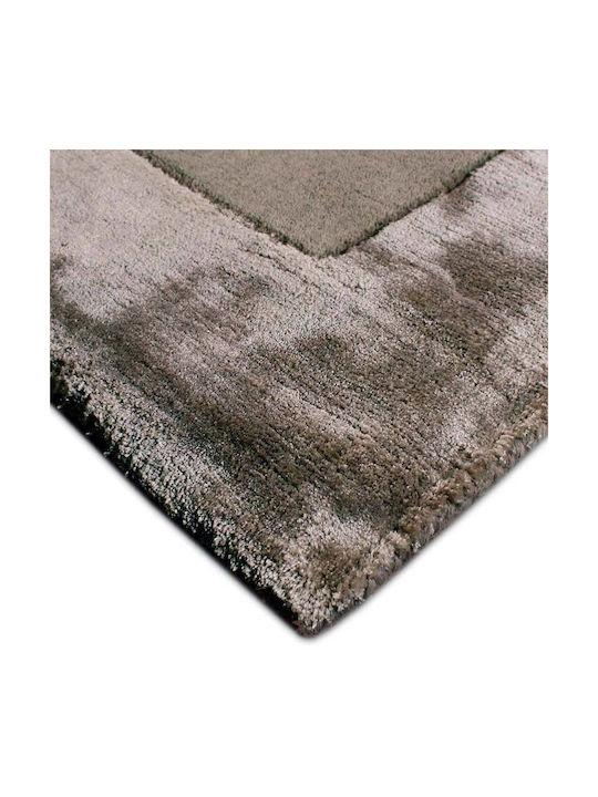 Asiatic London Ascot Handmade Rug Rectangular Wool Brown Taupe