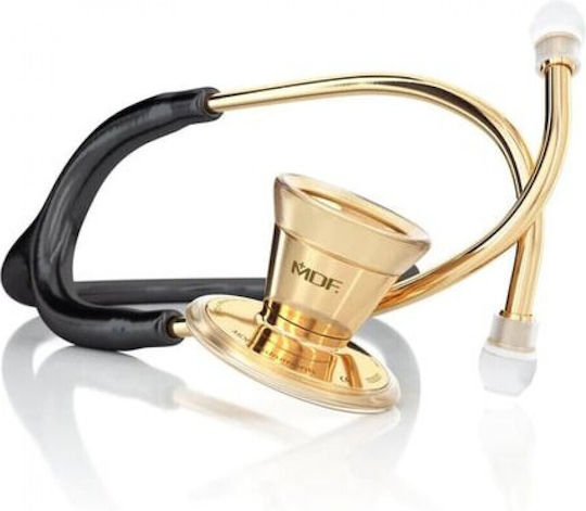 MDF Instruments ProCardial Cardiology Adults Non Chill Double Head Stethoscope Black
