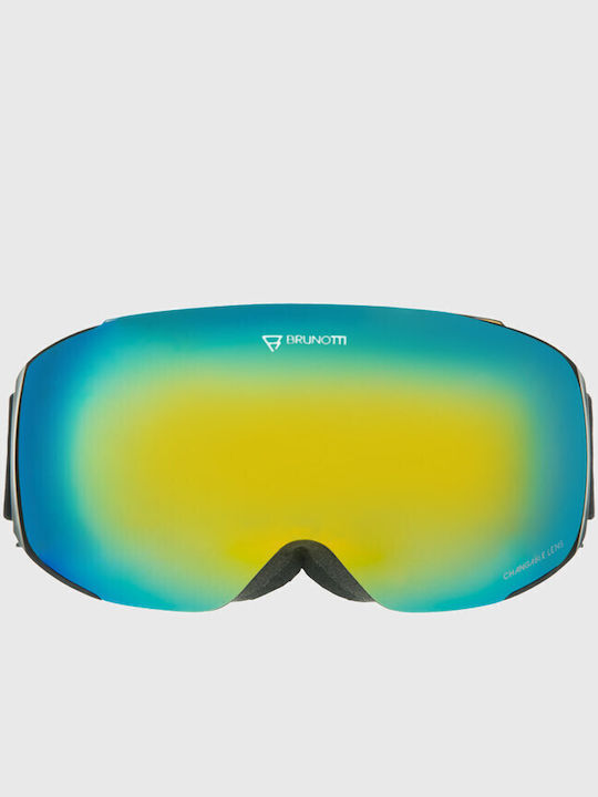 Brunotti Timber Masca de schi și snowboard Pentru adulți Negru cu Lentilă în culoarea Negru Brunotti Timber Masca de schi și snowboard Pentru adulți Negru cu Lentilă în culoarea Negru