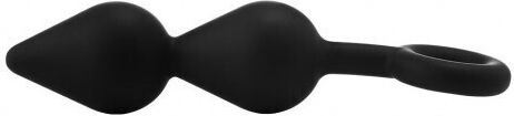 Dream Toys Fantasstic Double Drop Anal Plug XLarge Black
