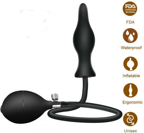 Naughty Toys Black Anal Plug 11cm