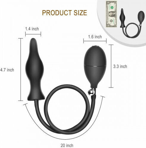 Naughty Toys Black Anal Plug 11cm