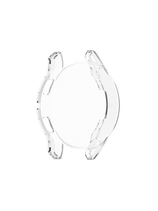 Silikonhülle mit Glas in Transparent Farbe für Galaxy Watch 4 44mm