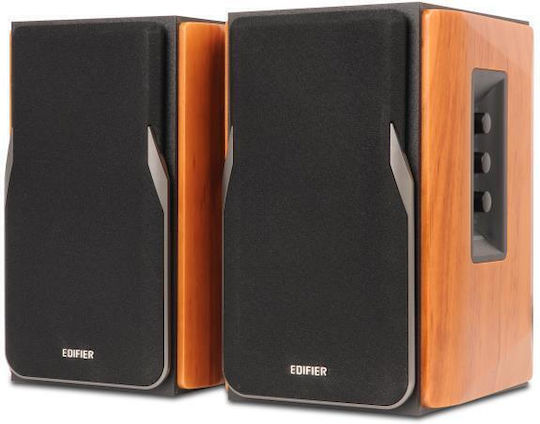 Edifier R1380DB Αυτοενισχυόμενα Ηχεία με Bluetooth 42W (Ζεύγος) Καφέ