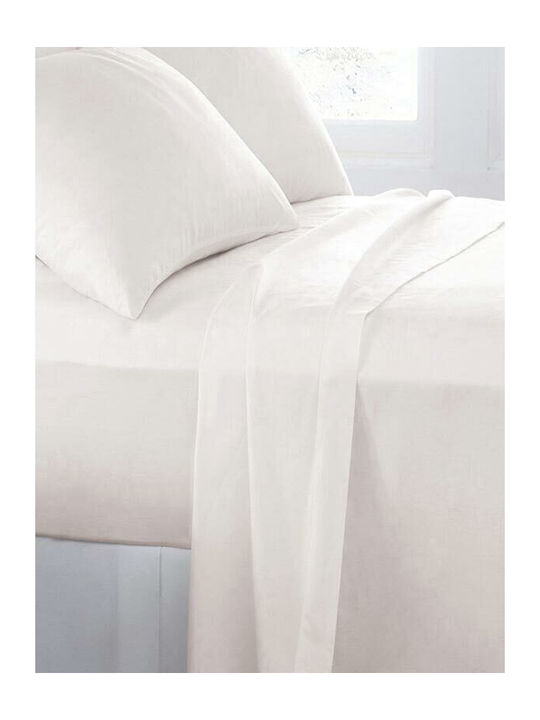 Sunshine Sheet Sets Queen 220x240cm. Menta 152 White 4pcs