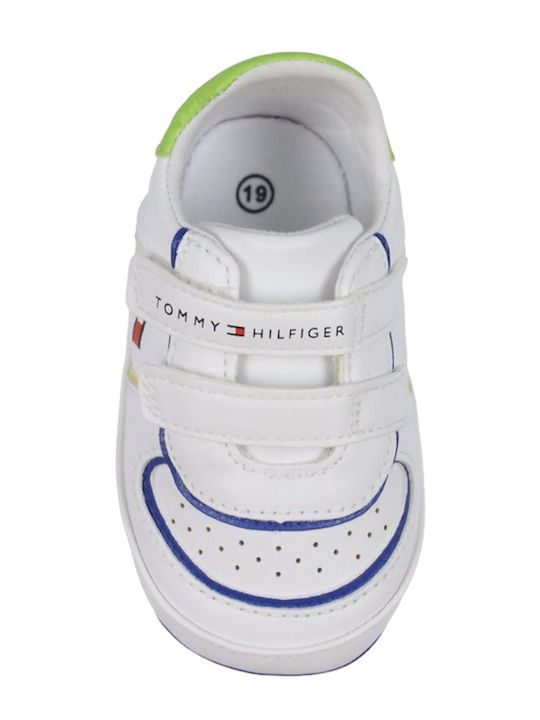 Tommy Hilfiger Βρεφικά Sneakers Αγκαλιάς Λευκά