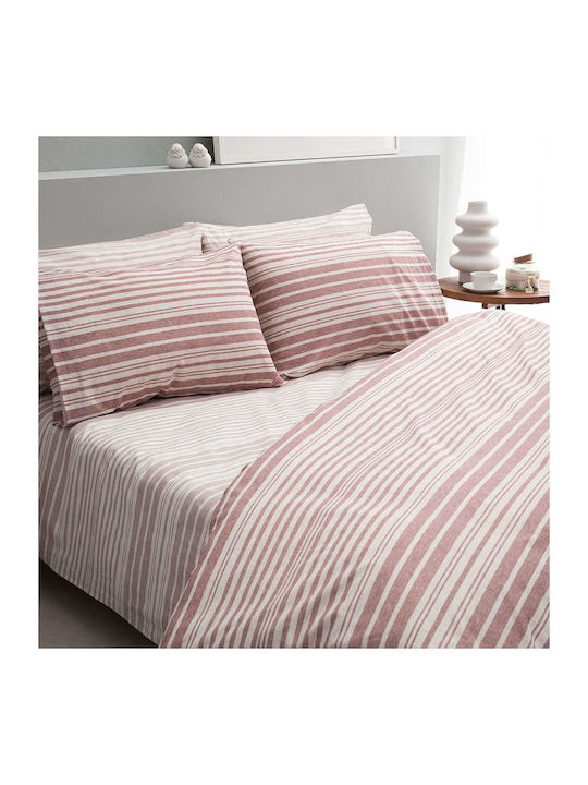Vesta Home Duvet Cover Set Cotton Queen with 2 Pillowcases 230x240 Virginia 2