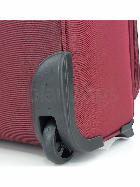 Playbags Playbags Stoffkoffer Burgundisch Maximale Höhe 70cm mit 2 Räder Set 3 Stück