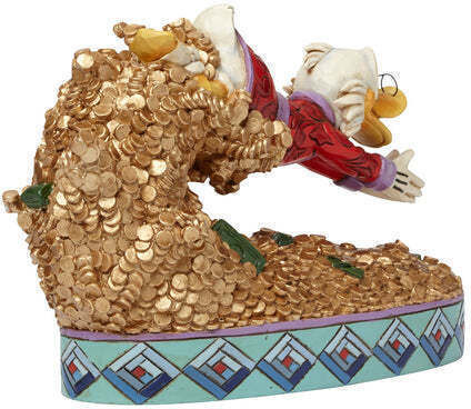 Enesco Disney Scrooge McDuck Schatztauchen Figur 13cm