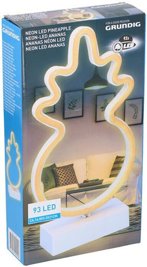 Grundig Neon Φωτιστικό Pineapple Lightbox 10542 LED Aνανάς