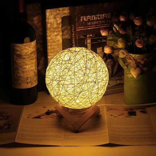 Lustră Decorativă Lumină de Lună Alb