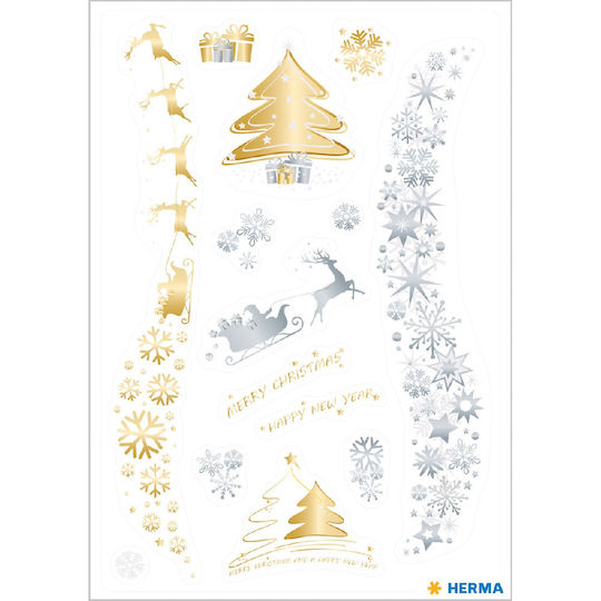 Herma Χριστουγεννιάτικα Αυτοκόλλητα Christmas Magic 14τμχ