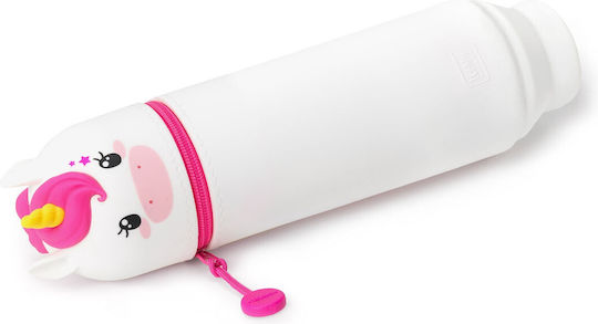 Legami Milano Unicorn Pencil Case Silicone Barrel Pink