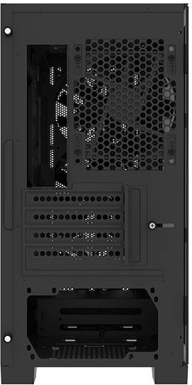 Montech AIR 100 ARGB Gaming Mini Tower Κουτί Υπολογιστή με Πλαϊνό Παράθυρο Μαύρο