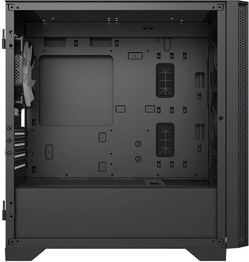 Montech AIR 100 ARGB Gaming Mini Tower Κουτί Υπολογιστή με Πλαϊνό Παράθυρο Μαύρο