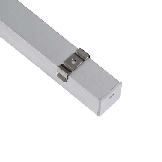 GloboStar External Aluminum Profile for LED Strip with Opal Cover 100x2.3x2cm