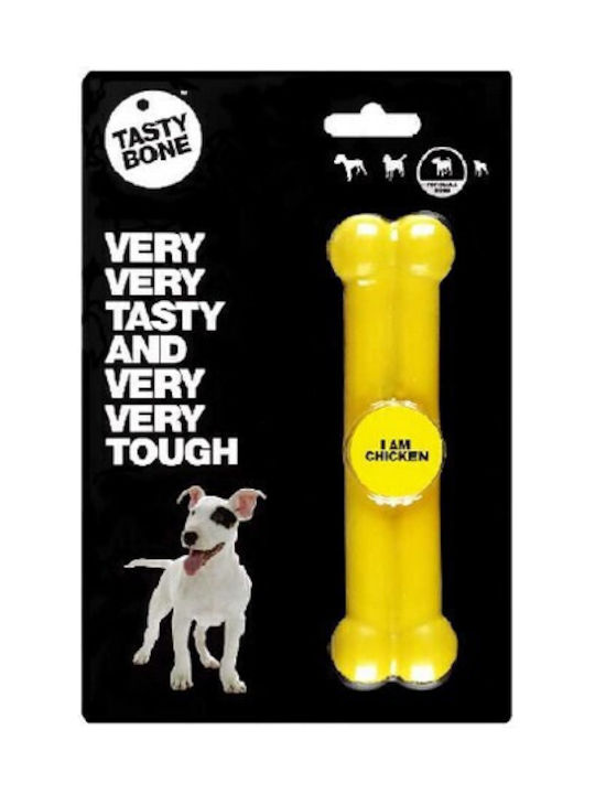 Tasty Bone Chicken Nylon Bone Toy for Puppy with Flavor Chicken Small 11εκ. Yellow 1pcs