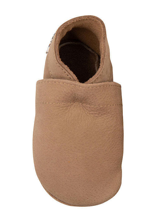 Baby Dutch Papuci pentru bebeluși Bej Nubuck