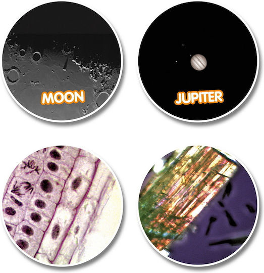 National Geographic Set Telescope Microscope Telescop National Geographic pentru 8+ ani Ani