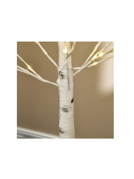 Christmas Decorative Illuminated Tree Natural Appearance 180cm Electric White