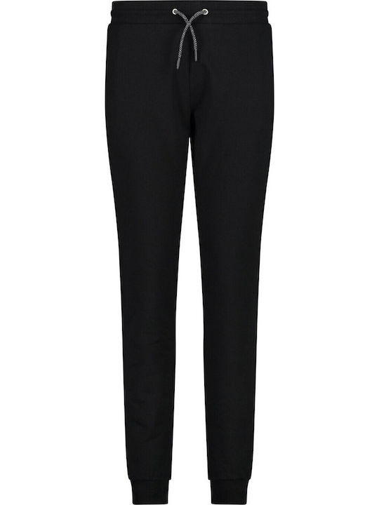 Sweatpants with Elastic Black