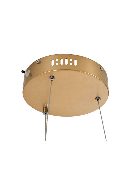 GloboStar Nemesis Ceiling Light Gold LED with Warm to Cool White Light 31x31cm