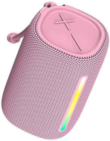 Forever BS-10 Ηχείο Bluetooth 10W με Διάρκεια Μπαταρίας έως 5 ώρες Ροζ