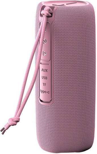 Forever BS-20 Ηχείο Bluetooth 20W με Διάρκεια Μπαταρίας έως 5 ώρες Ροζ