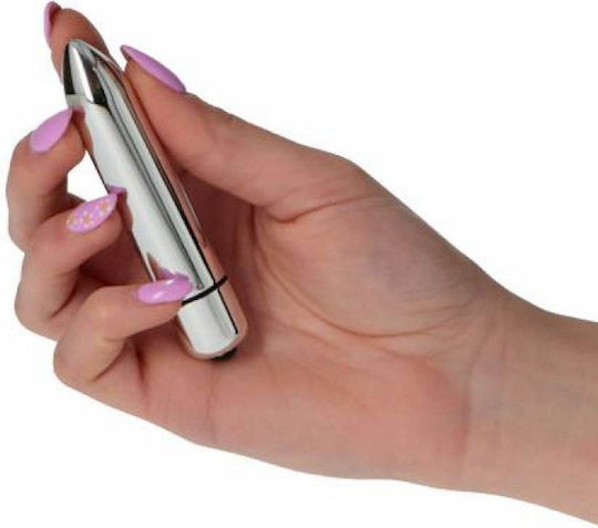 Toyz4lovers Classic Bullet Mini Δονητής Bullet 9.2cm Silver