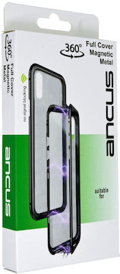 Ancus Magnetic Metallic 360 Full Cover Black (iPhone 14 Pro Max)