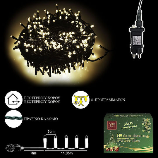 240 Λαμπάκια LED 15μ. σε Σειρά 240 Λαμπάκια LED 15μ. σε Σειρά
