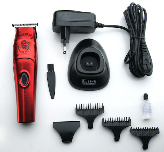 Lim Hair TrimLim 10K Bestiola Επαναφορτιζόμενη Κουρευτική Μηχανή Κόκκινη