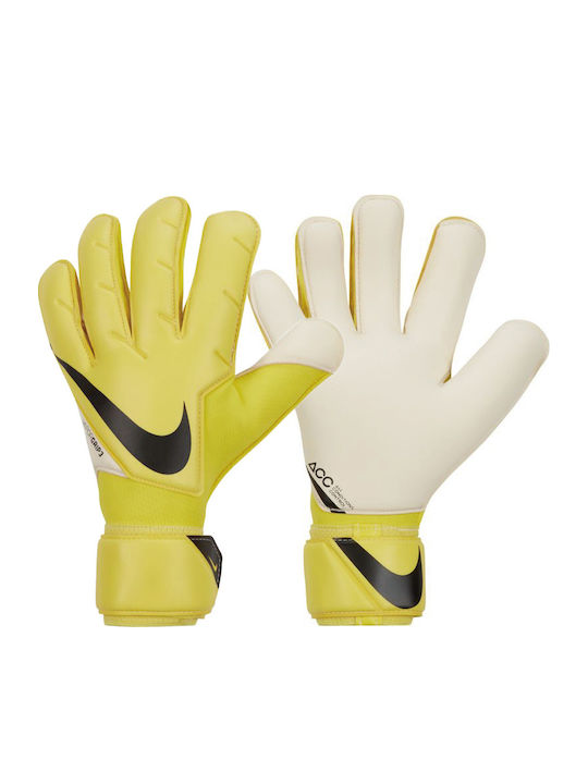 Nike Vapor Grip 3 Γάντια Τερματοφύλακα Ενηλίκων Κίτρινα