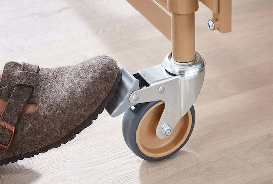 Burmeier DALI STANDARD 24V Electric Polyhedron Hospital Bed with Posted On Brakes Two Sideboards Sidebar 0805071