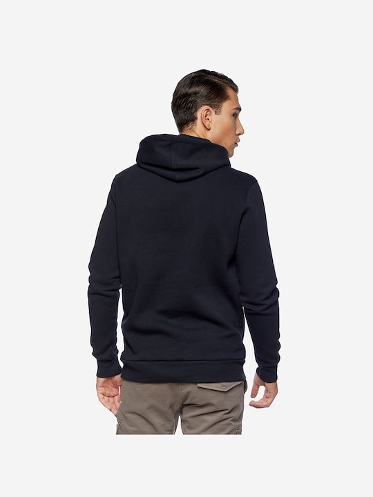 Camaro Herren Sweatshirt mit Kapuze und Taschen Marine