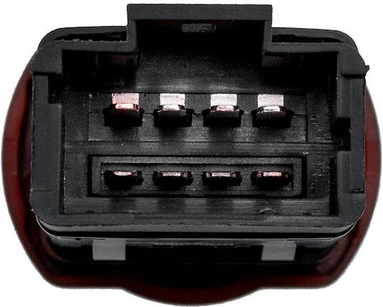 NTY Car Hazard Switch for Dacia Logan / Sandero 8pin Black