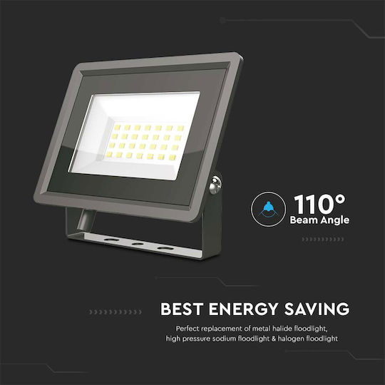 V-TAC Waterproof LED Floodlight 20W Cold White 6500K IP65