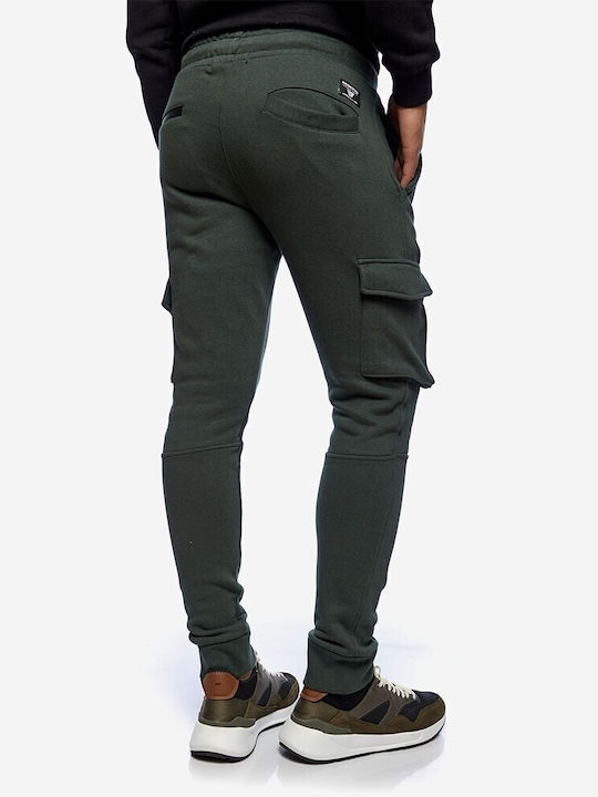 Brokers Jeans Men's Sweatpants with Rubber Khaki