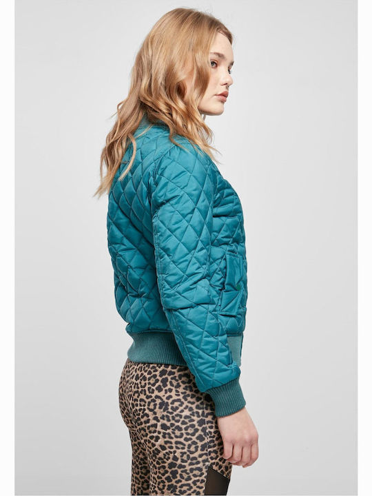 Women's Short Bomber Jacket for Winter Jasper