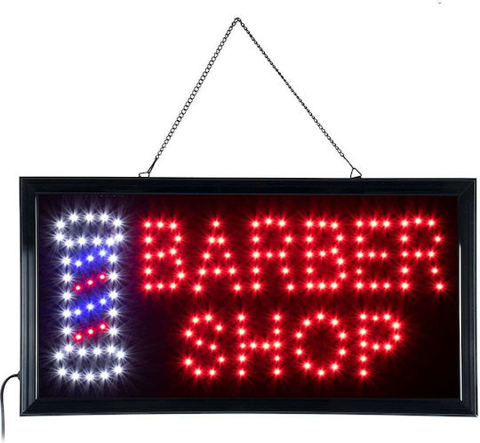 GloboStar LED Sign One-Sided Waterproof 48x25cm Red White Blue