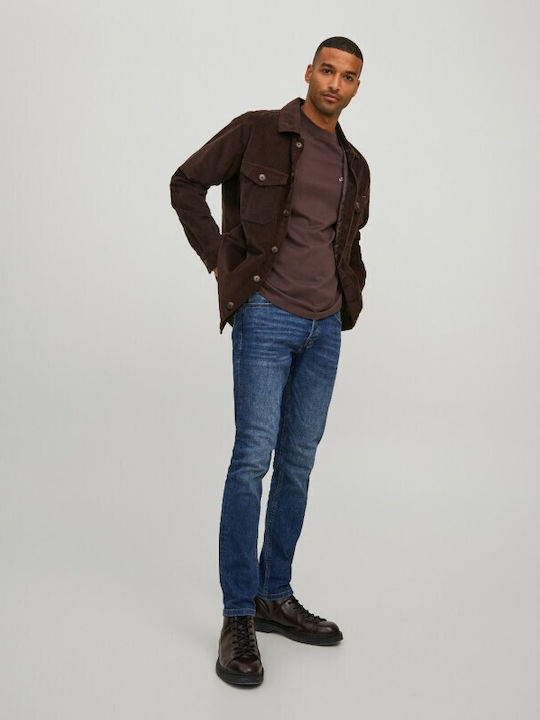 Jack & Jones Herren Jeanshose in Slim Fit Blue Denim